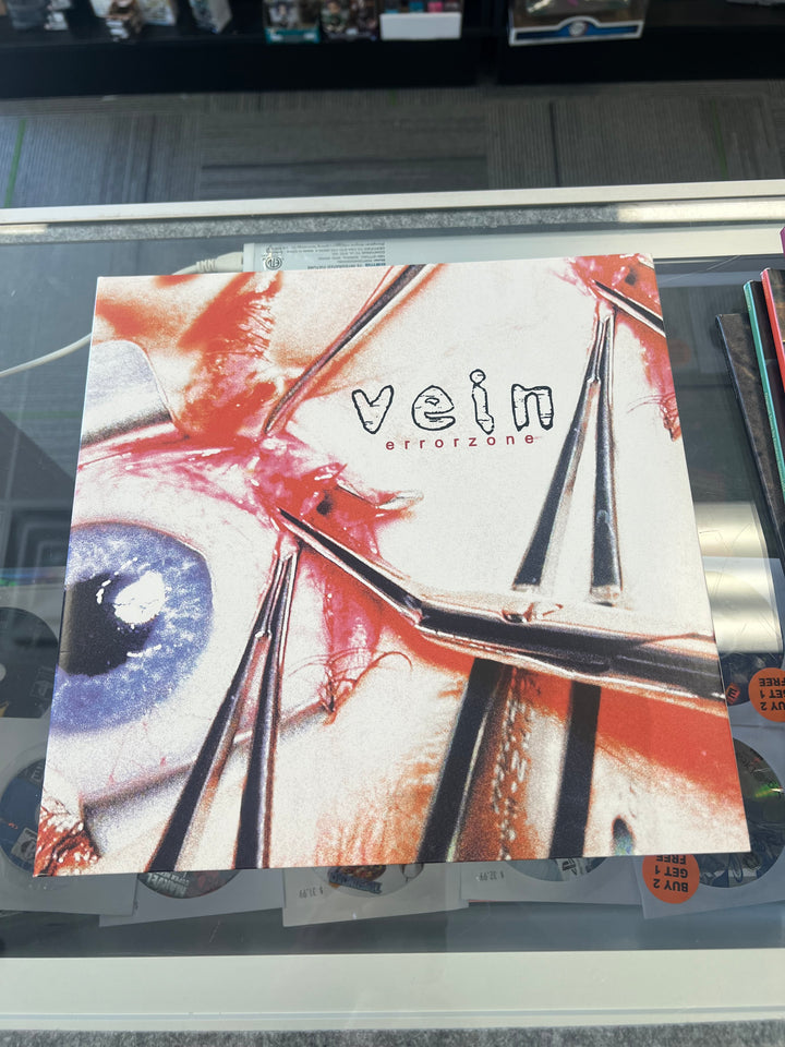 Vein - Errorzone Eternal Spatter (Clear with Pink Blue Orange Spatter) Vinyl Record VR9324