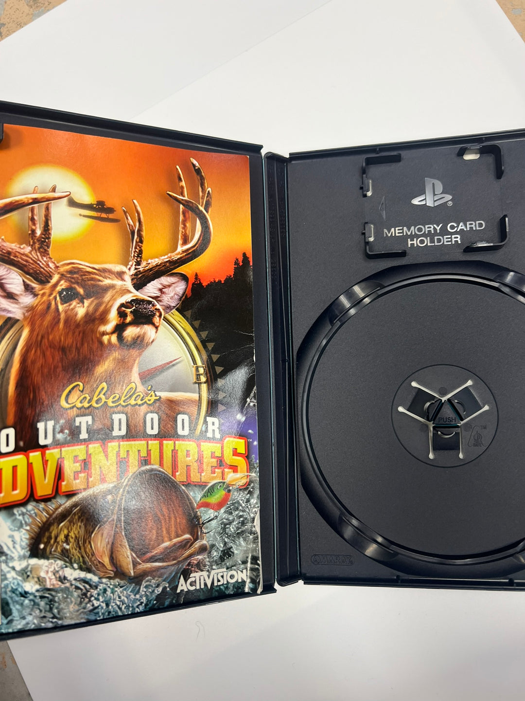 Cabela's Outdoor Adventures PS2 Playstation 2 CASE & MANUAL ONLY CO71326