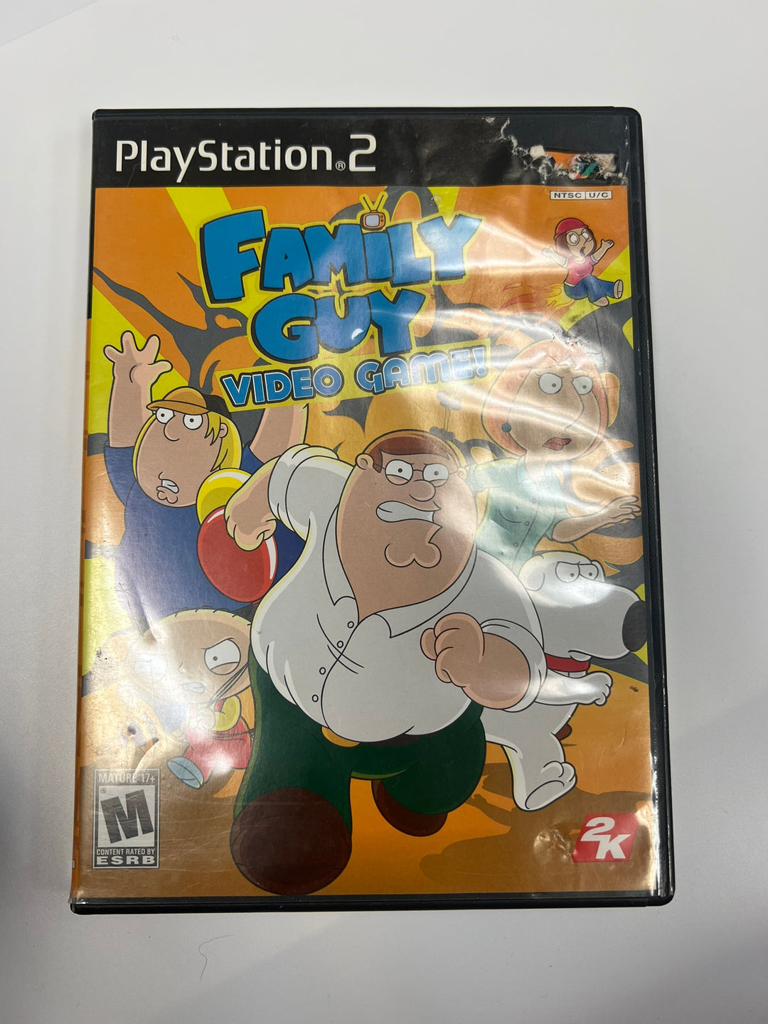 Family Guy the Video Game PS2 Playstation 2 CASE ONLY ROUGH SHAPE CO71326