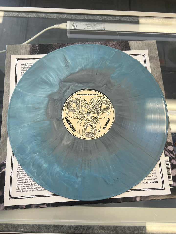 Emmure - Eternal Enemies Grey White Blue Vinyl Record VR9324