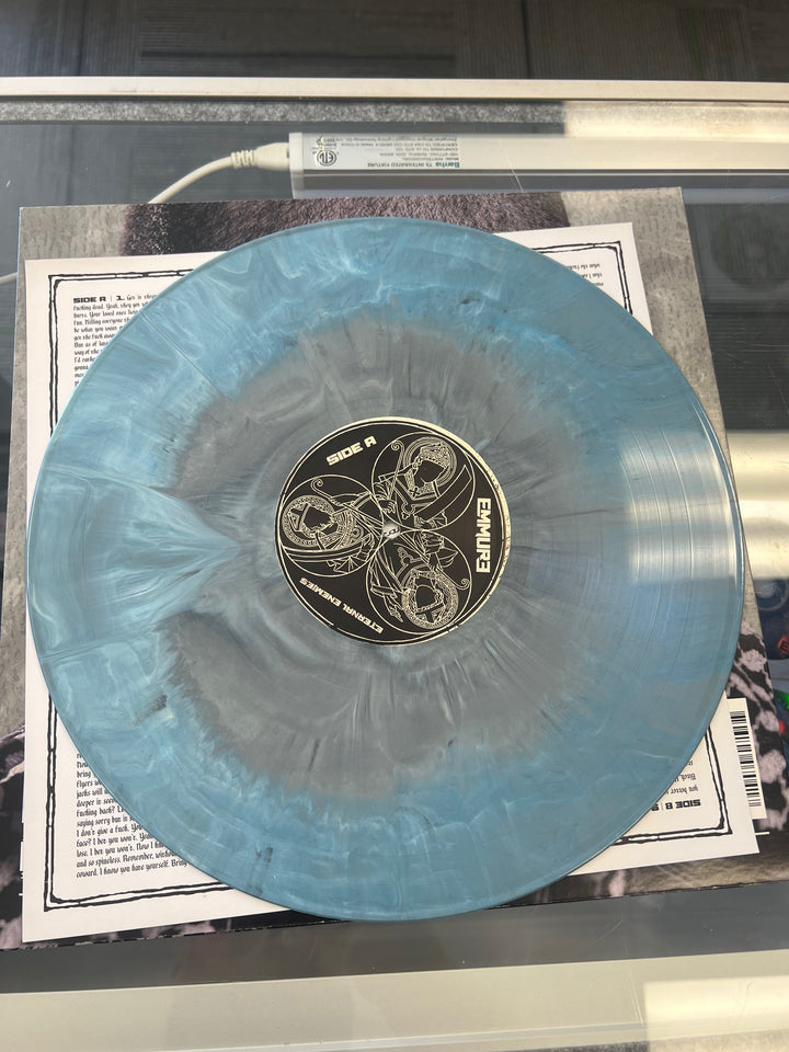 Emmure - Eternal Enemies Grey White Blue Vinyl Record VR9324