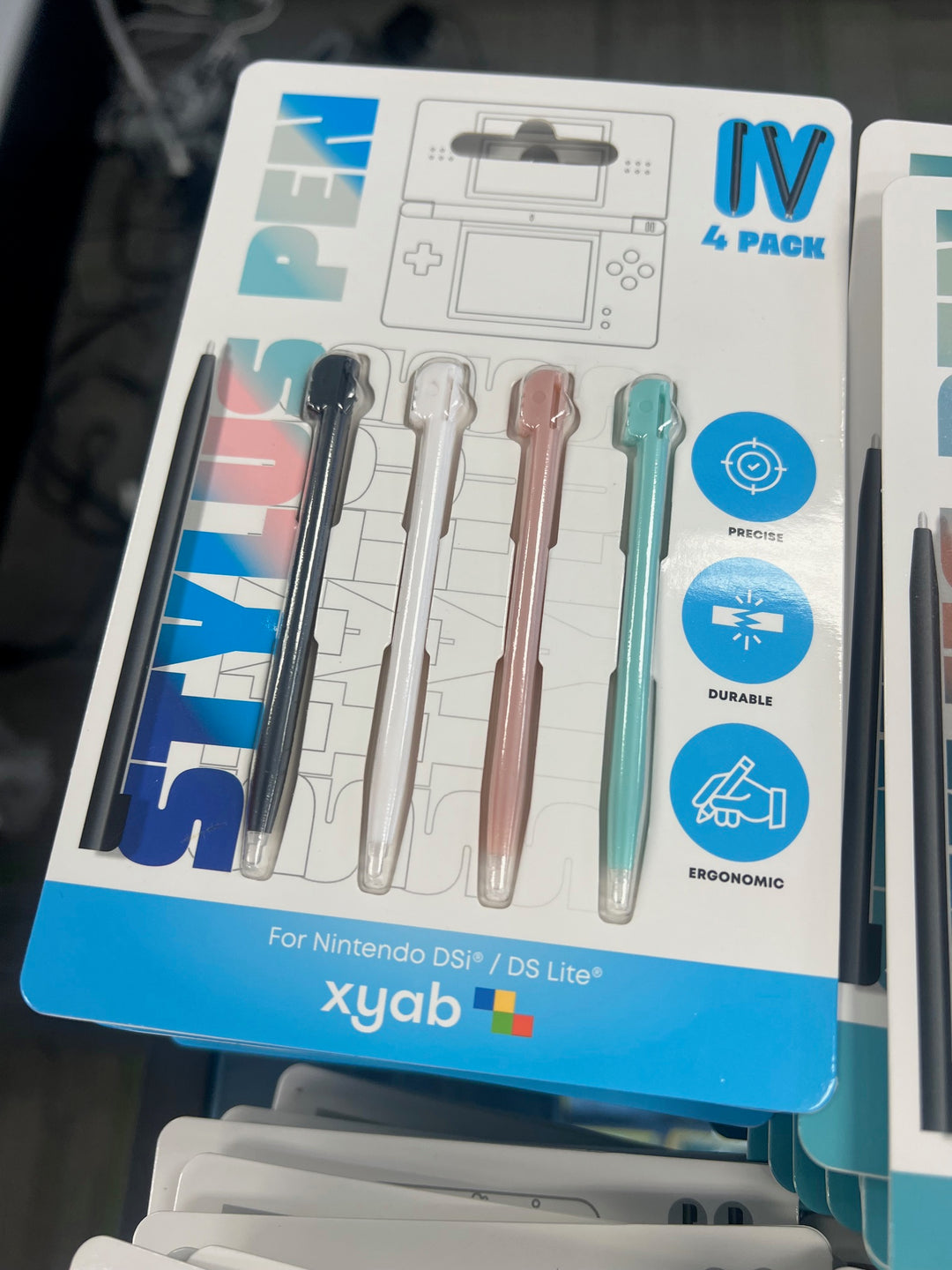 Stylus 4 Pack for Nintendo DSi and DS Lite (NEW) XYAB NA62325