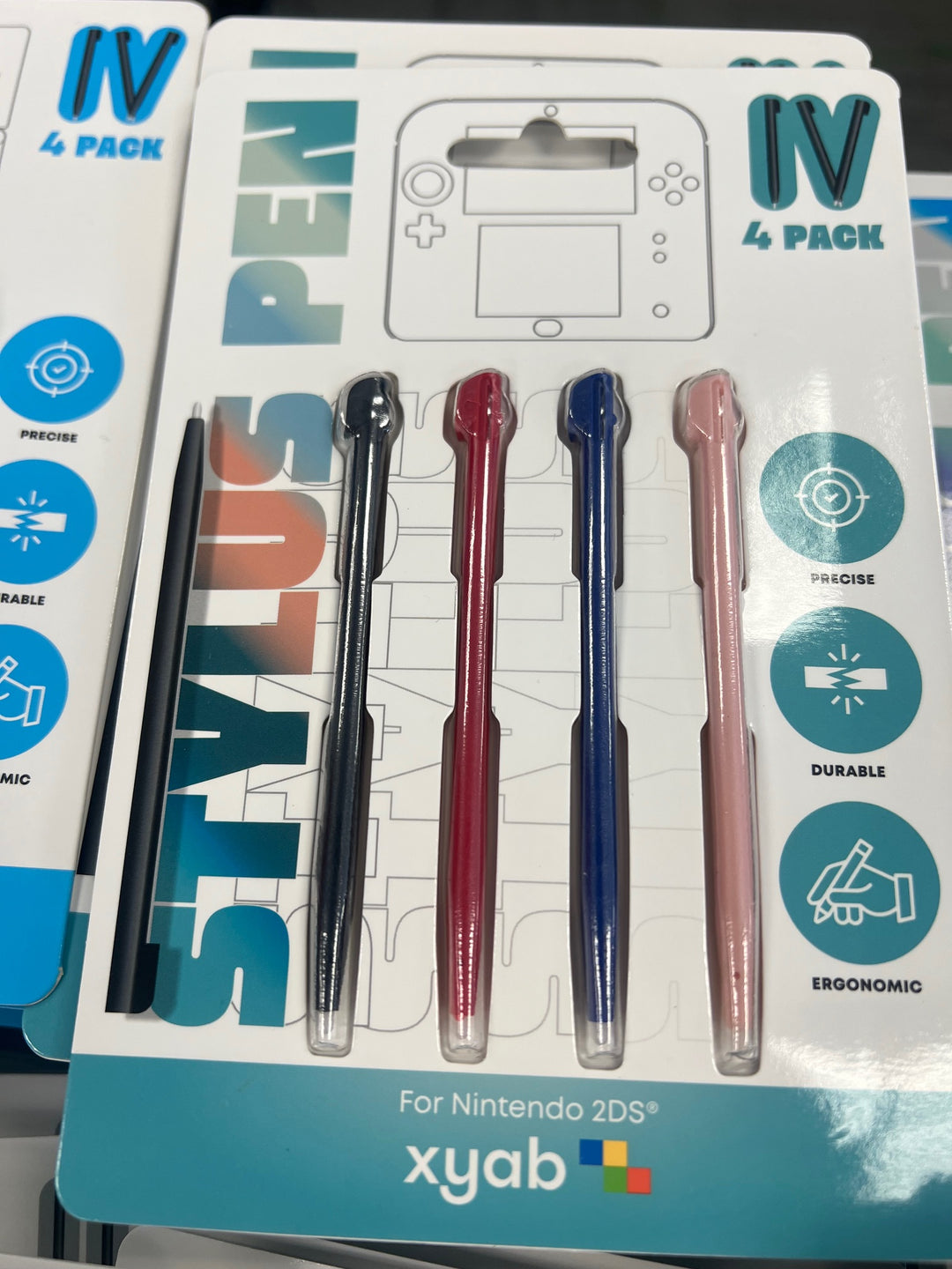 Stylus 4 Pack for Nintendo 2DS (New) XYAB NA62325