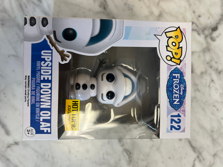 Funko Pop Disney Frozen Upside Down Olaf Hot Topic Exclusive #122  FP62324