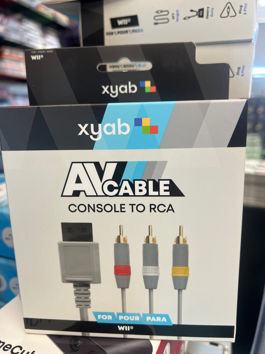 AV Adapter Cable for Nintendo Wii (New) XYAB NA62325