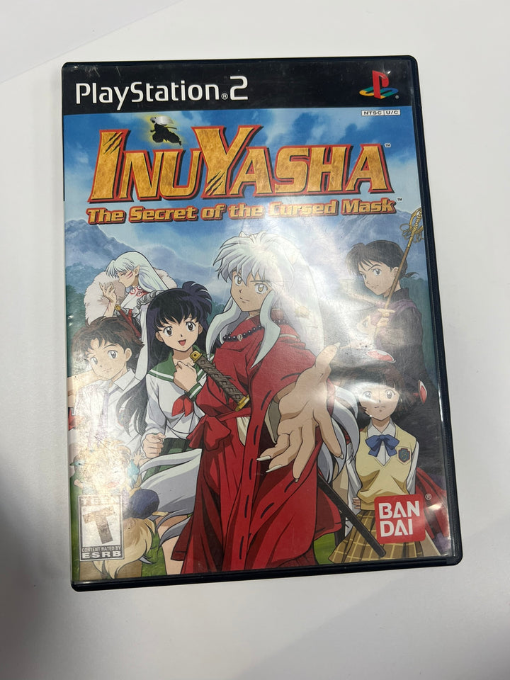 Inuyasha Secret of the Cursed Mask PS2 Playstation 2 CASE ONLY CO71326