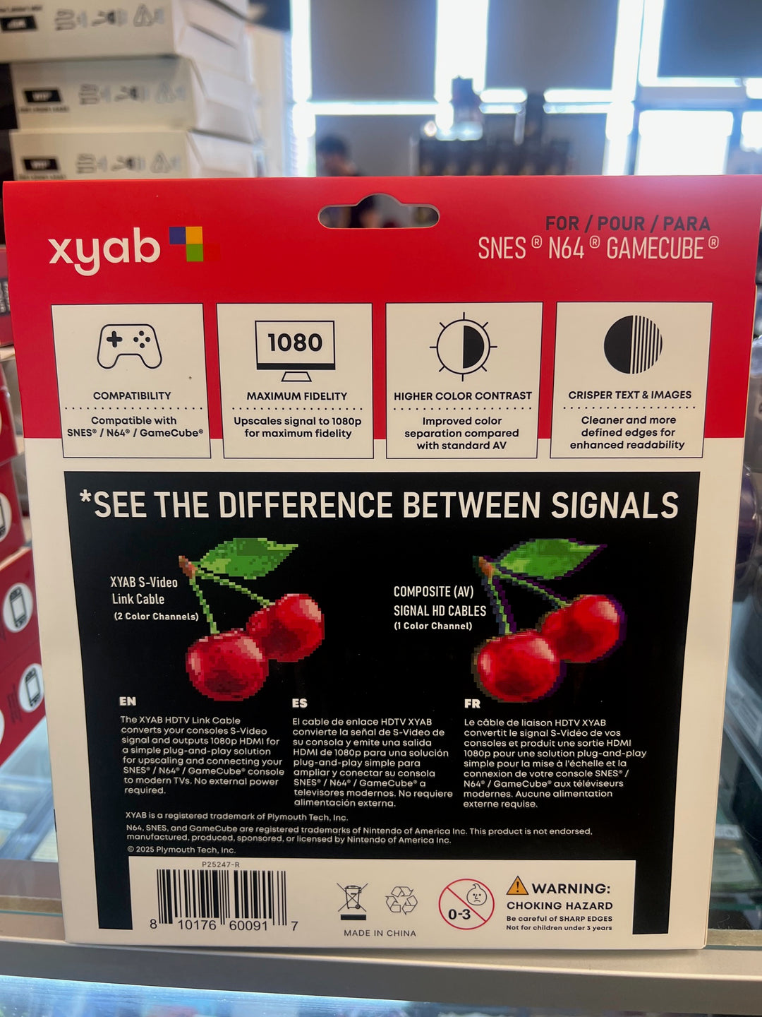 HDTV Link Cable for Super Nintendo N64 and Gamecube to HDMI (New) XYAB NA62325