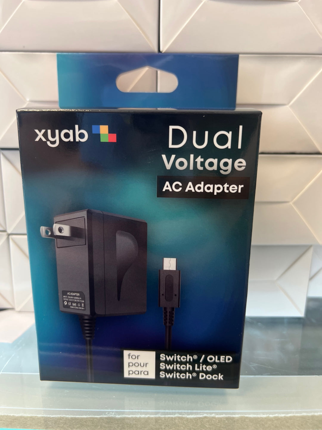 Dual Voltage AC Adapter for Nintendo Switch / OLED / Lite 5 Ft NEW  XYAB NA62325