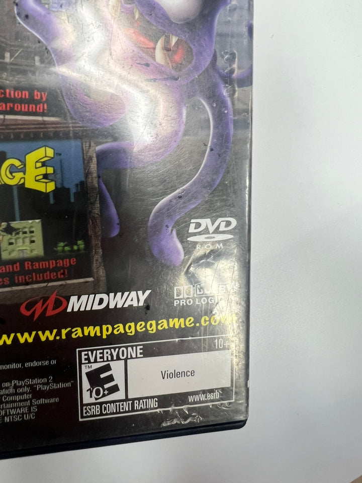Rampage Total Destruction PS2 Playstation 2 CASE ONLY CO71326