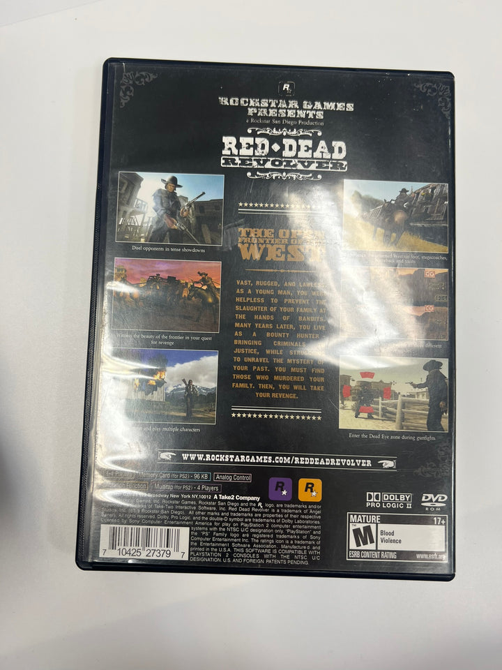 Red Dead Revolver PS2 Playstation 2 CASE & MANUAL ONLY CO71326