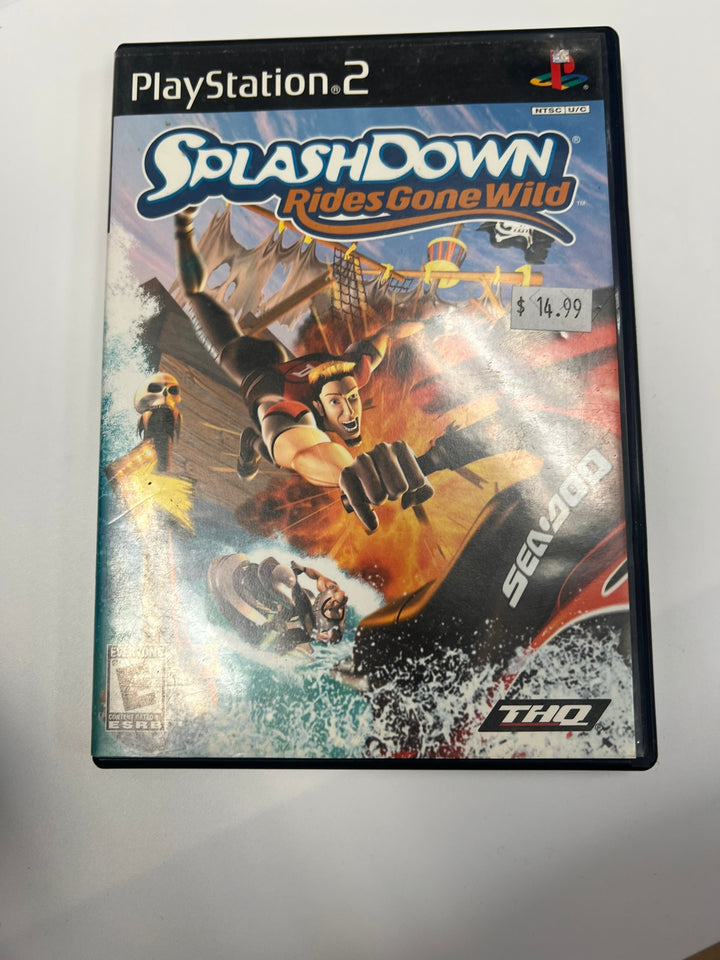 Splashdown Rides Gone Wild PS2 Playstation 2 CASE ONLY CO71326