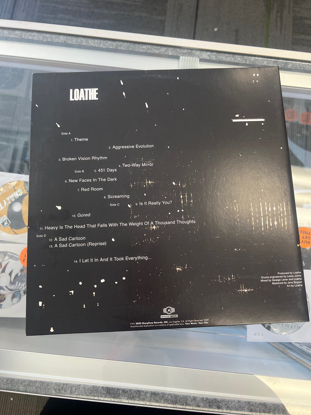 Loathe - I Let it in and it Took Everything Half Black Half Gold Vinyl Record VR9324