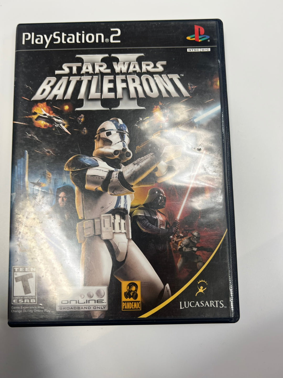 Star Wars Battlefront II PS2 Playstation 2 CASE ONLY CO71326