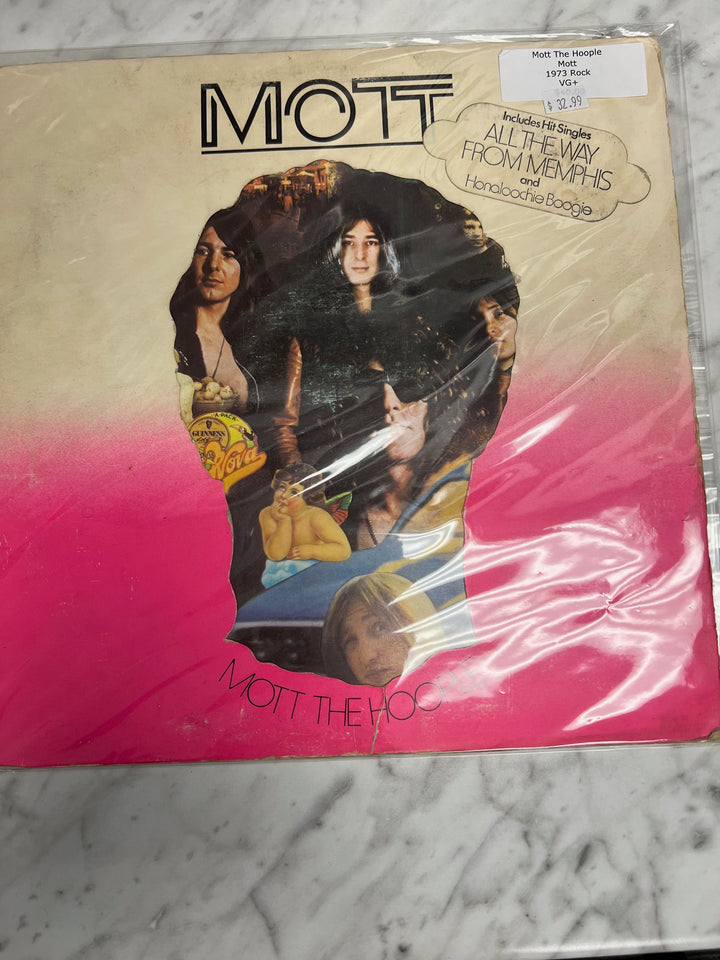 Mott - Mott the Hoople (VG+) Condition Vinyl Record     VR12324