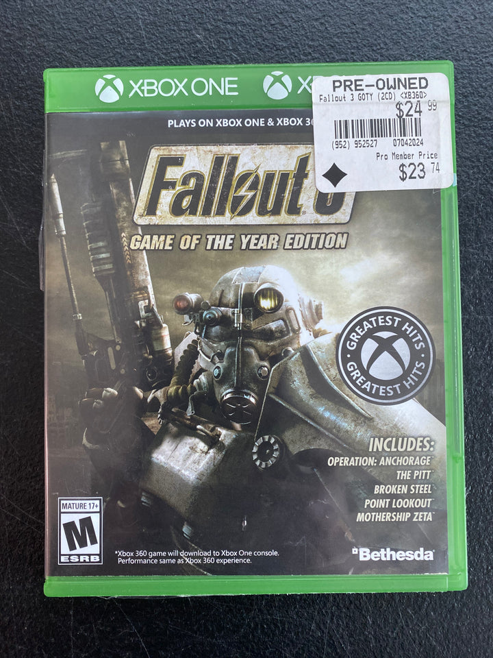Fallout 3 - Xbox 360 X5525