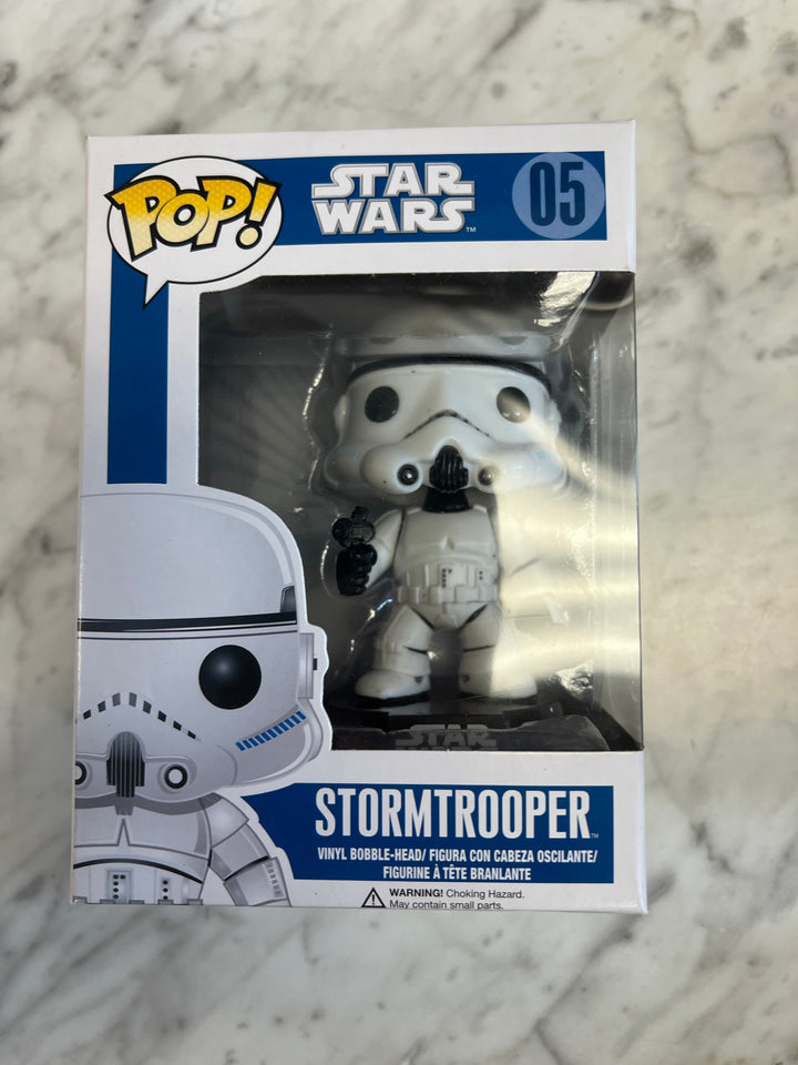 Funko Pop Star Wars StormTrooper #05 Figure Blue Box 2011 FP62324