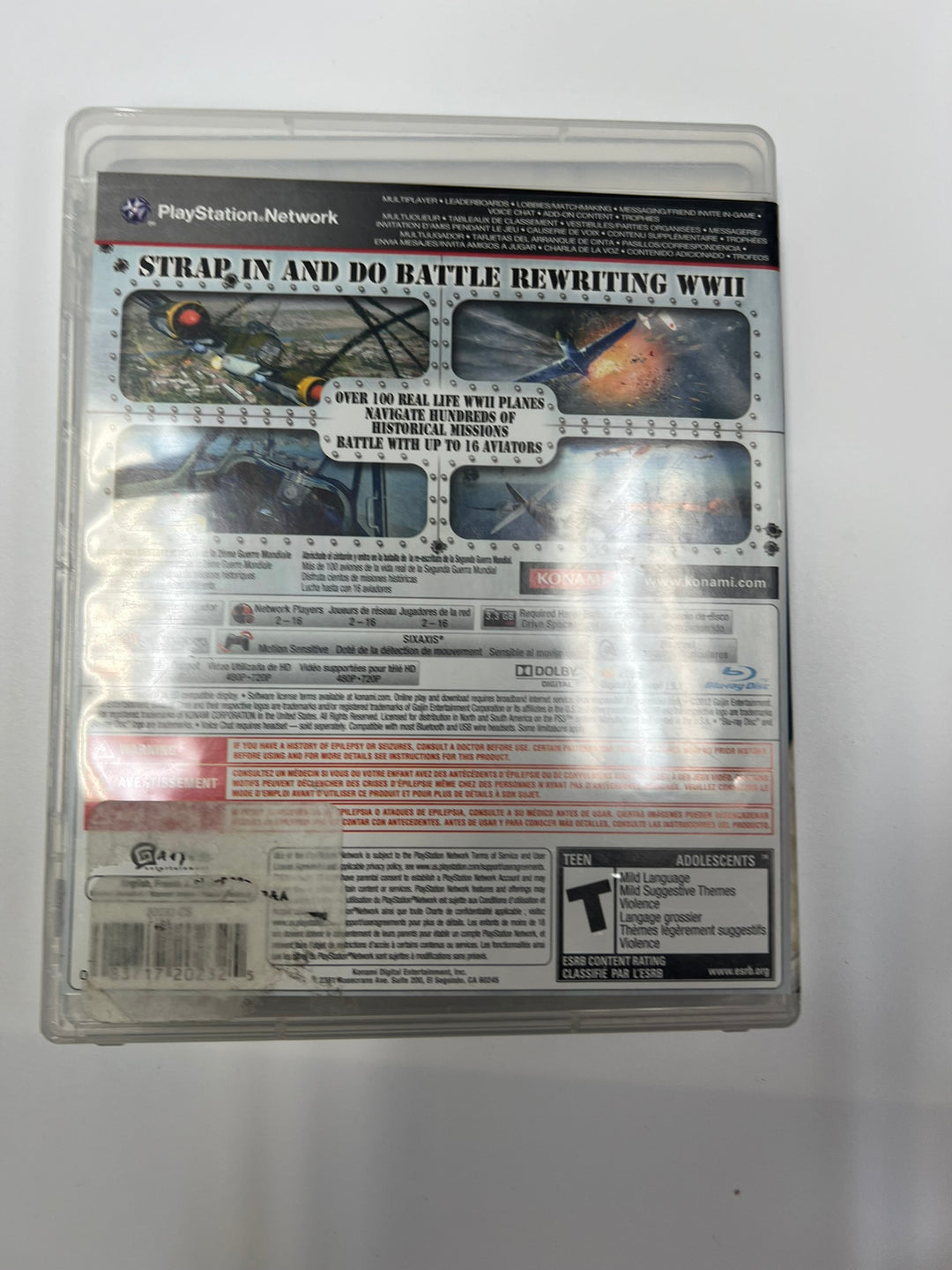 Birds of Steel PS3 Playstation 3 CASE ONLY CO71326