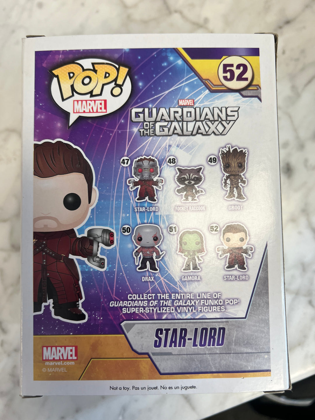 Funko Pop! Vinyl: Marvel - Star-Lord Unmasked - Amazon (Exclusive) #52 FP62324