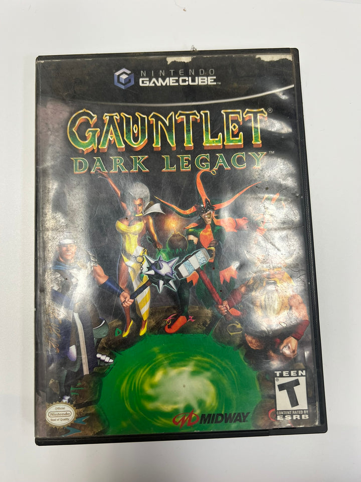 Gauntlet Dark Legacy Nintendo Gamecube Case ONLY Tears/Wear CO71326