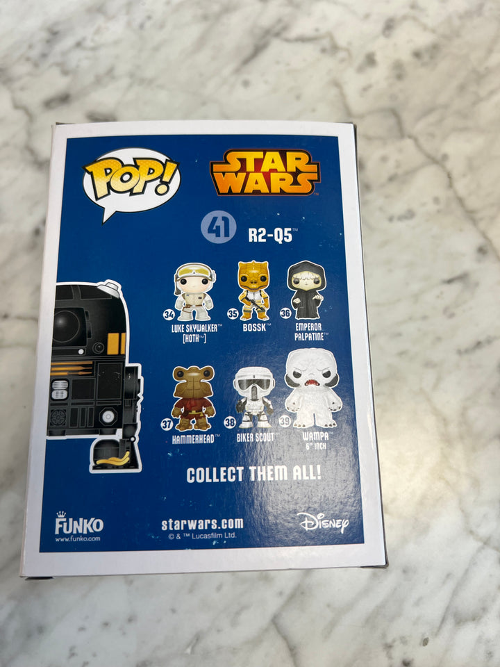 FUNKO POP! STAR WARS BLUE BOX R2-Q5 #41 SUMMER CONVENTION EXCLUSIVE FP62324