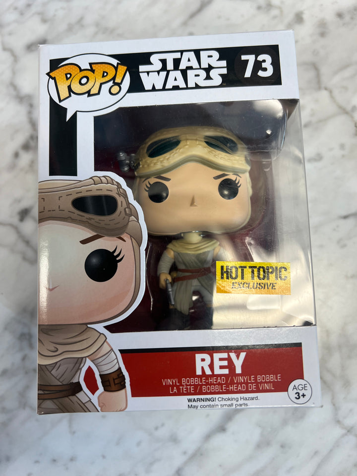 Funko Pop! Vinyl: Star Wars - Rey (w/ Goggles) - Hot Topic (HT) (Exclusive) #73 FP62324