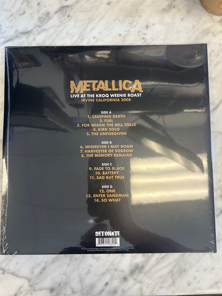 Metallica Live at the KROQ Weenie Roast Irvine California 2008 Vinyl Record VR9524