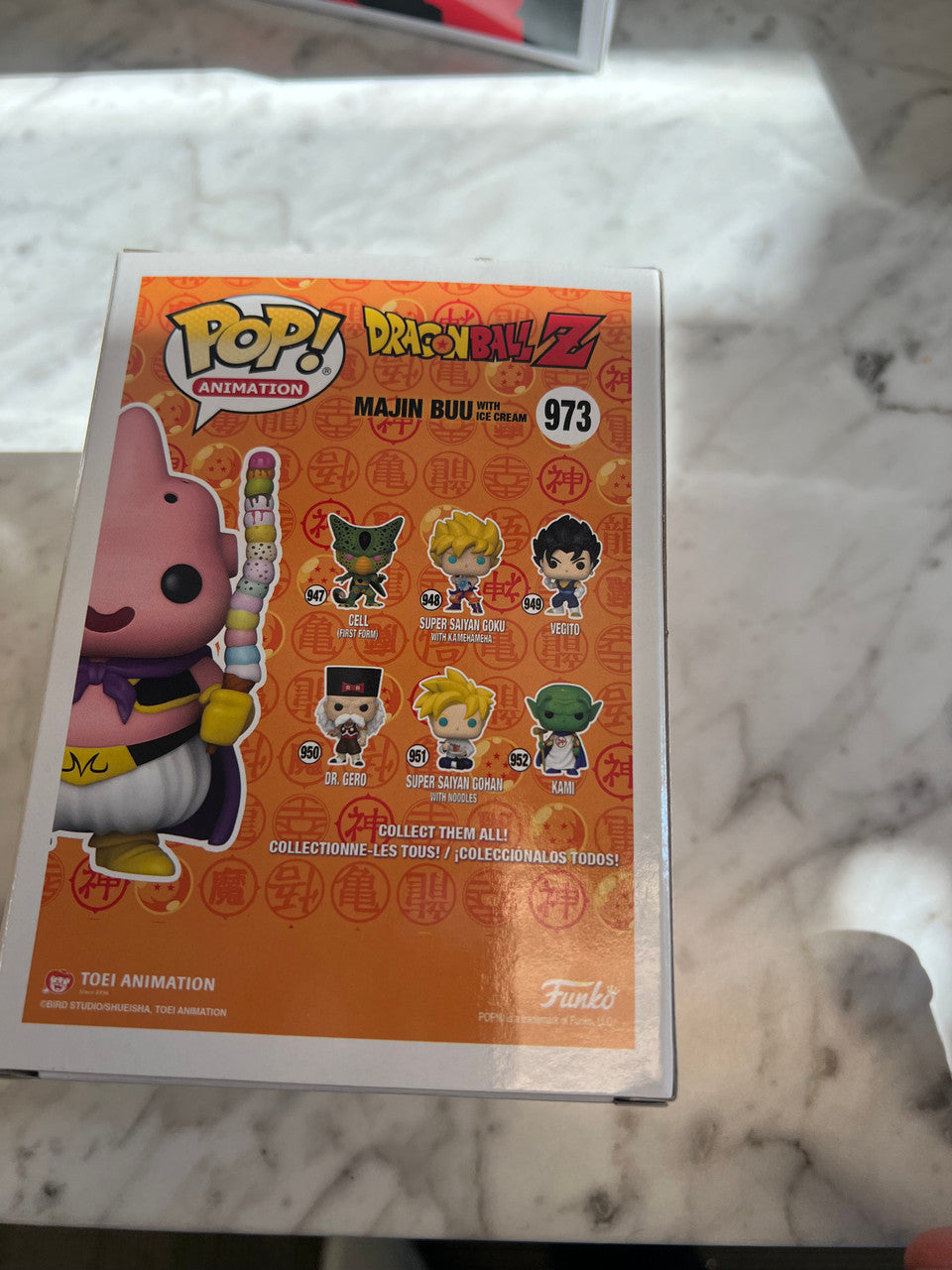 FUNKO POP! #973 Majin Buu with Ice Cream GameStop Exclusive