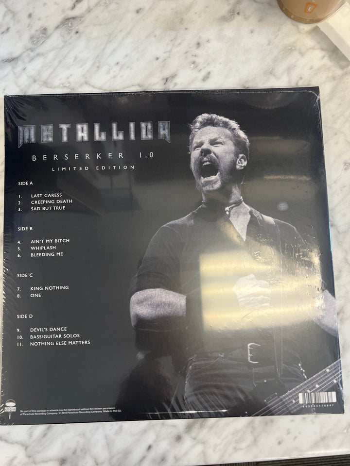 Metallica Berserker 1.0 Copenhagen Denmark Splatter Color Vinyl Record VR9524