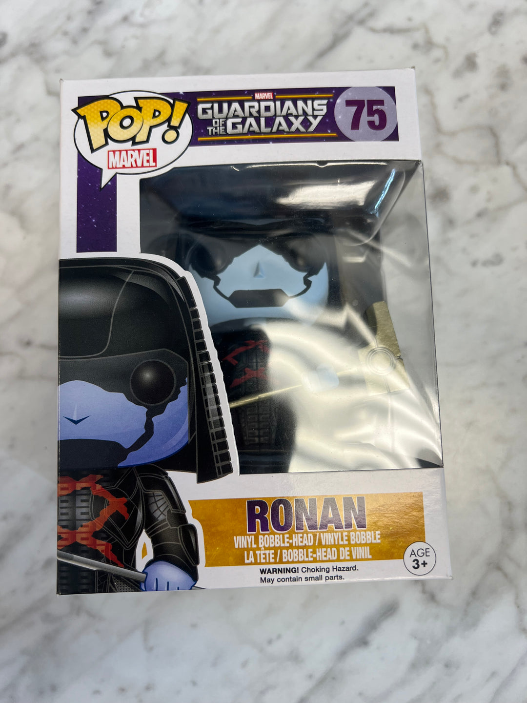 Funko Pop Marvel #75- Ronan The Accuser Guardians Of The Galaxy Vaulted FP62324