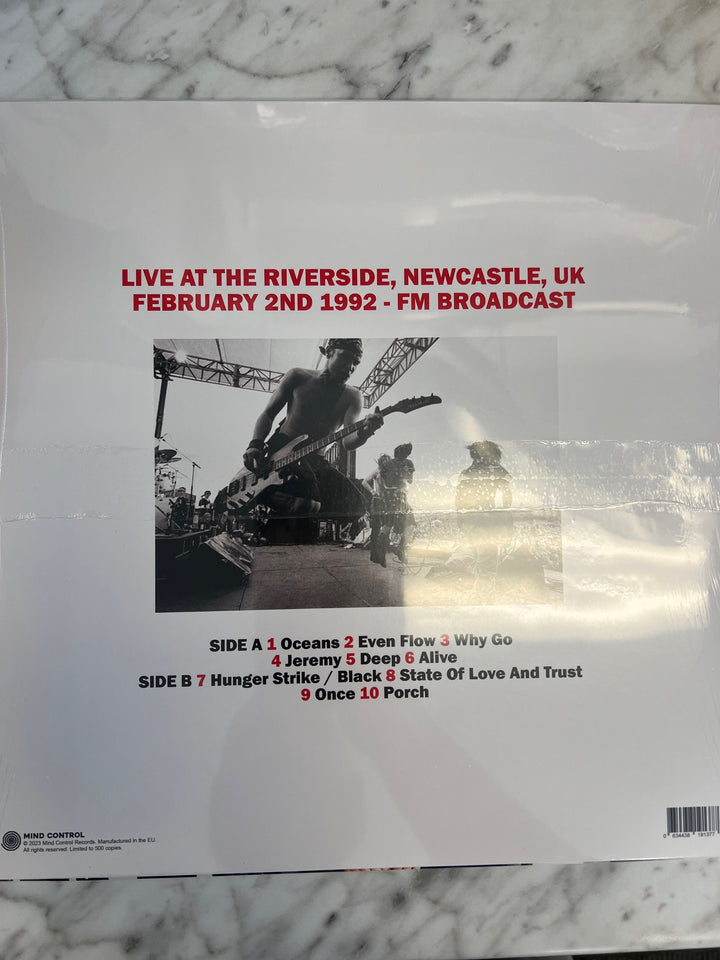 Pearl Jam Grip The Wheel Live 1992 Newcastle Vinyl Record VR9524