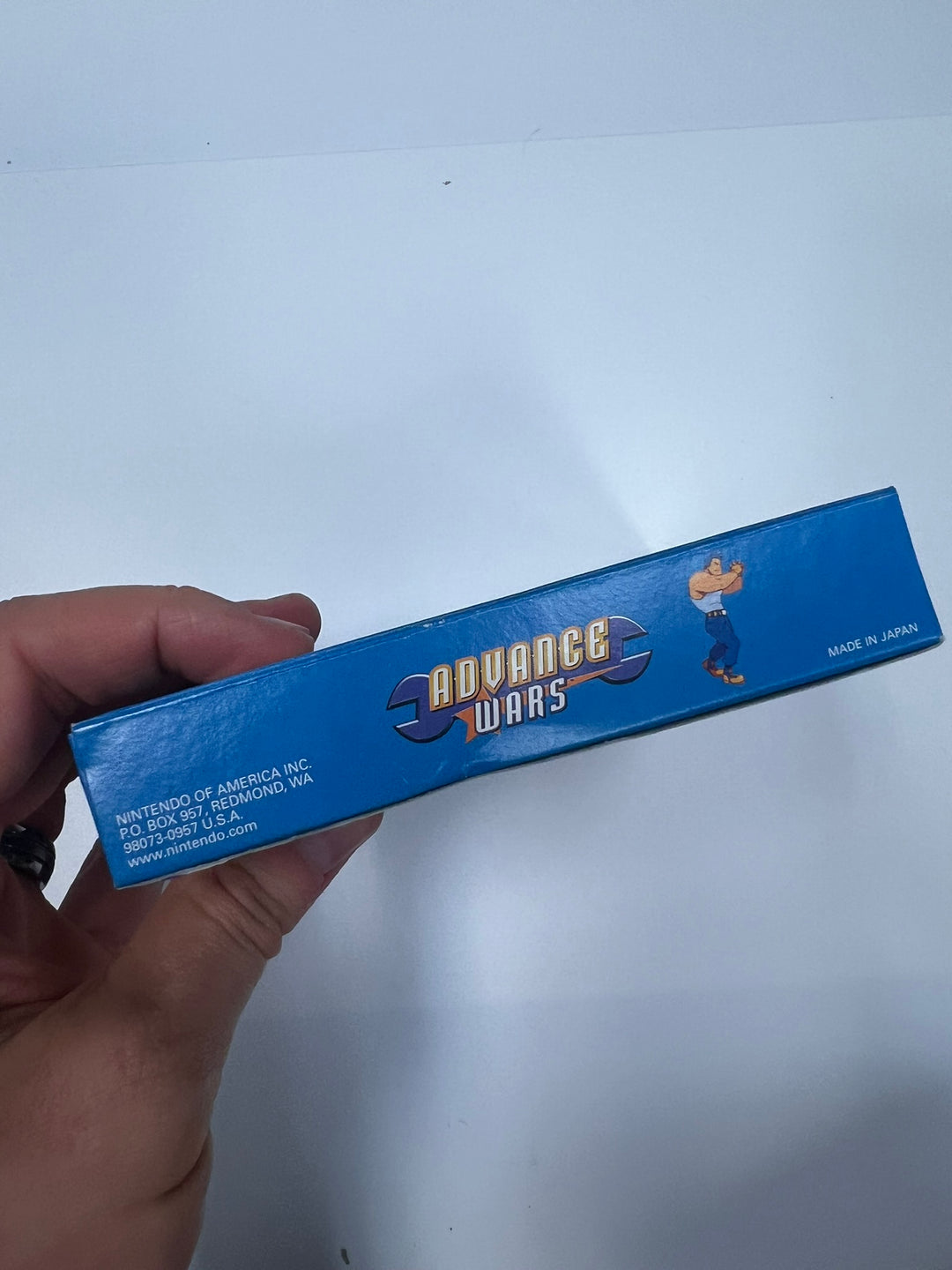 Advance Wars Game Boy Advance Box and Manual ONLY CO71326