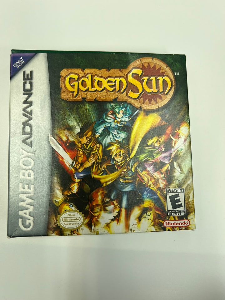 Golden Sun Game Boy Advance Box and Manual ONLY CO71326