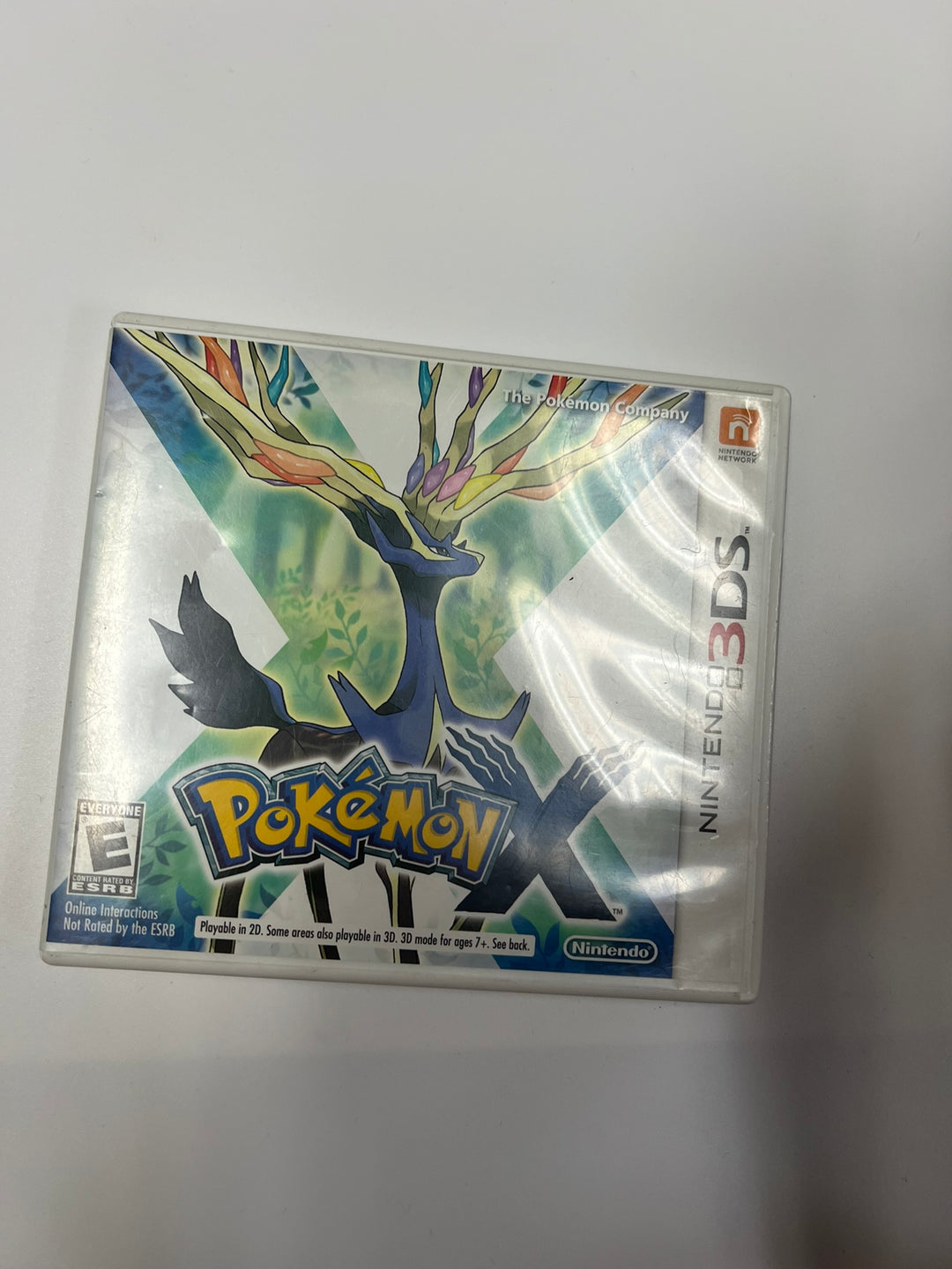 Pokemon X Nintendo 3DS CASE & MANUAL ONLY CO71326