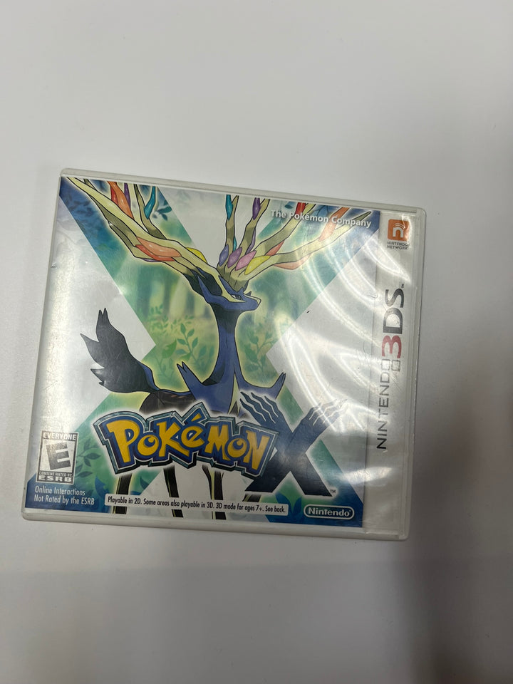 Pokemon X Nintendo 3DS CASE & MANUAL ONLY CO71326