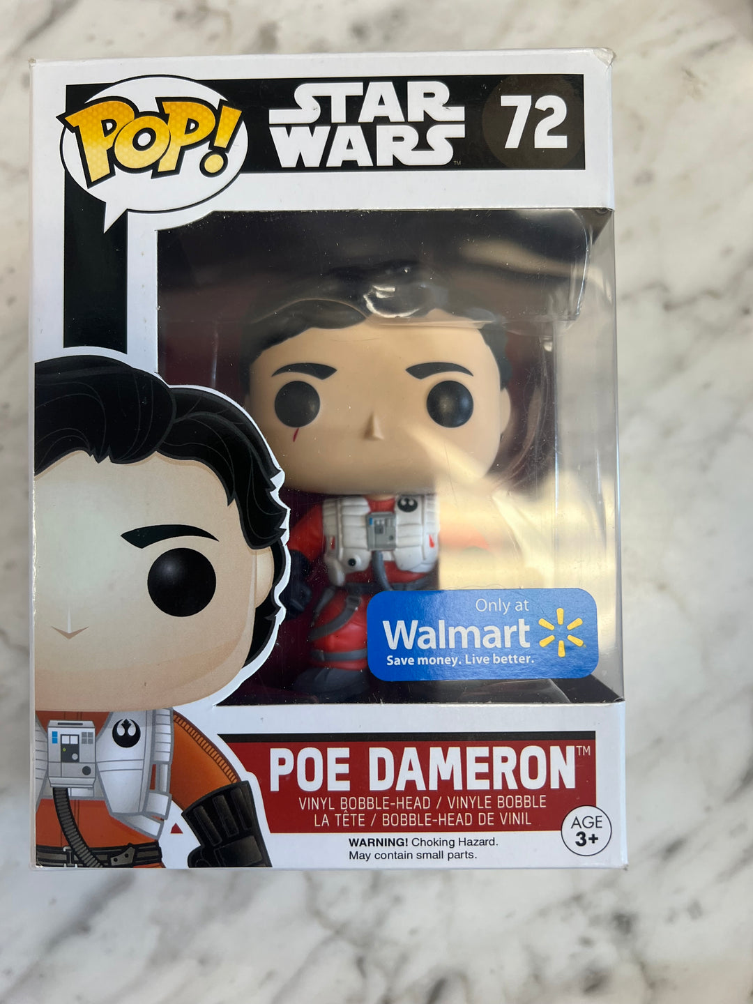 Funko POP! Star Wars The Force Awakens Poe Dameron Unmasked #72 FP62324