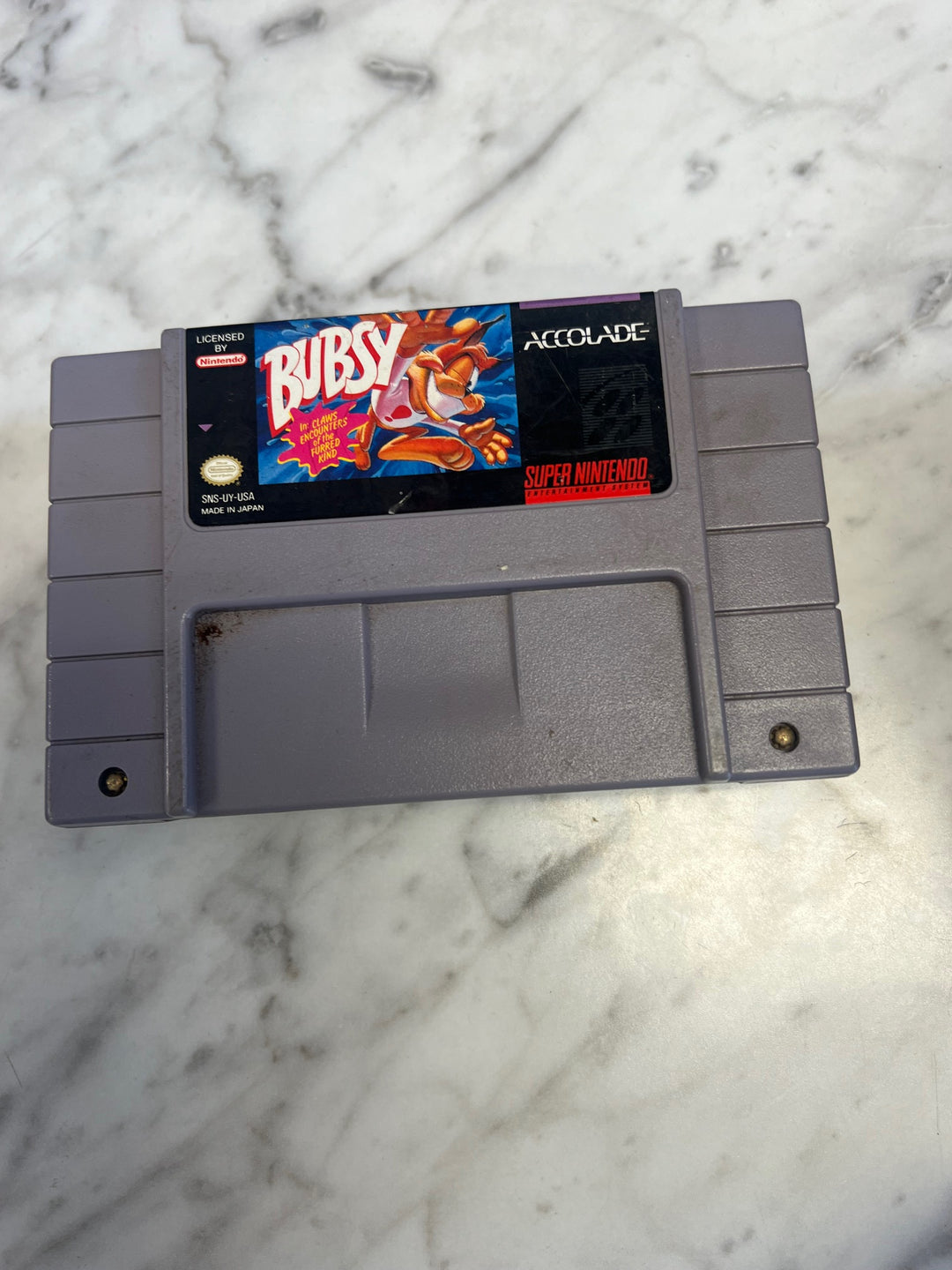 Bubsy in Claws Encounters of the Furred Kind - SNES S62525