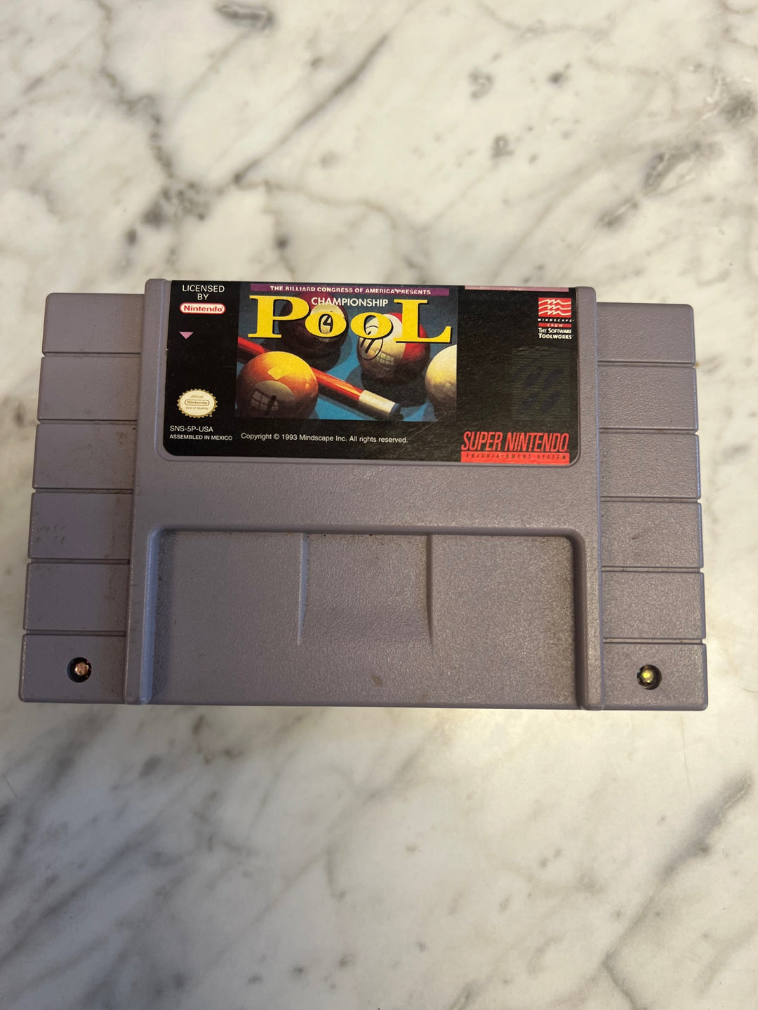 Championship Pool - SNES S62525