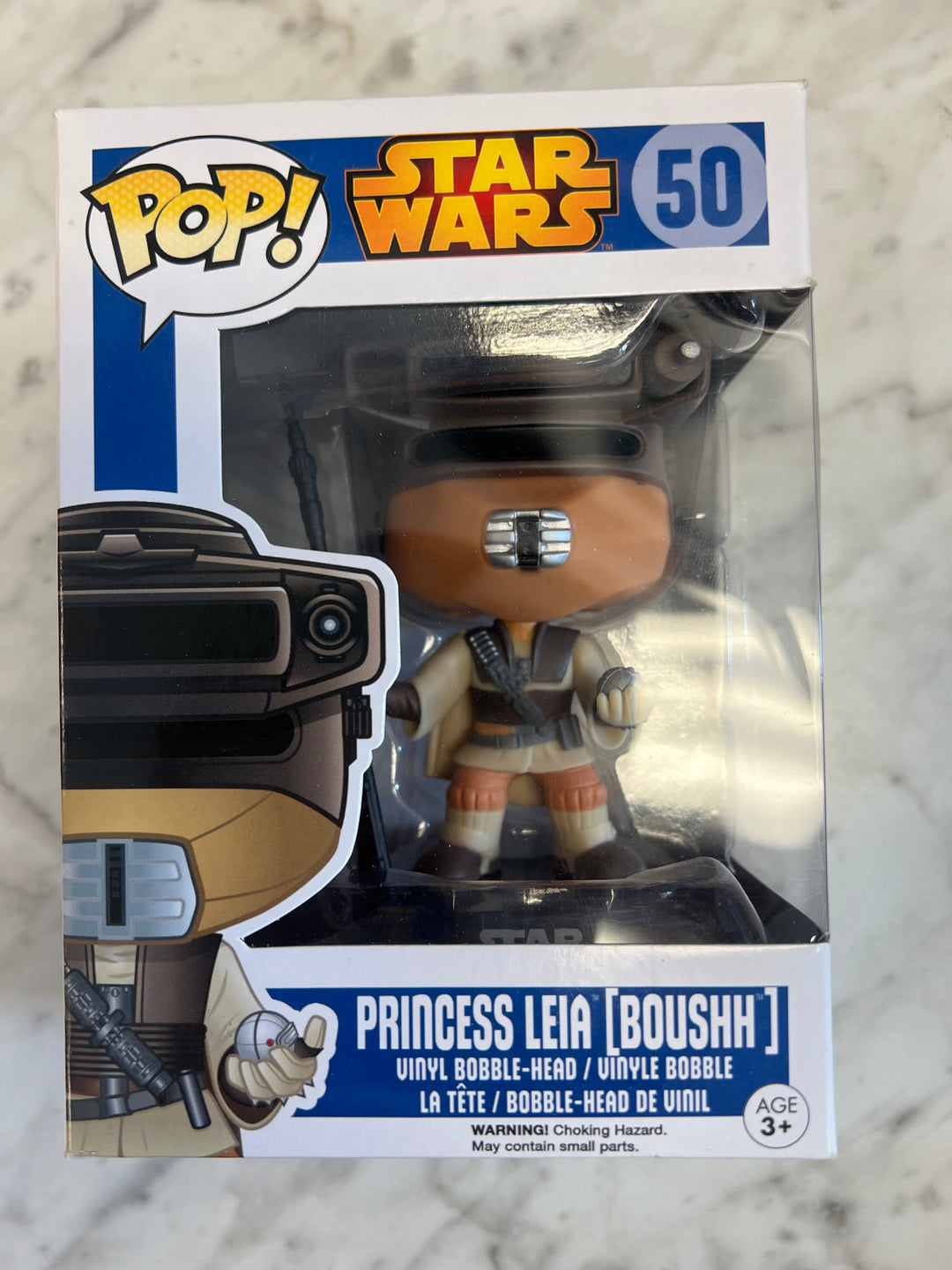 Funko POP! Star Wars Blue Box Princess Leia as Boushh #50 Vinyl Figure FP62324