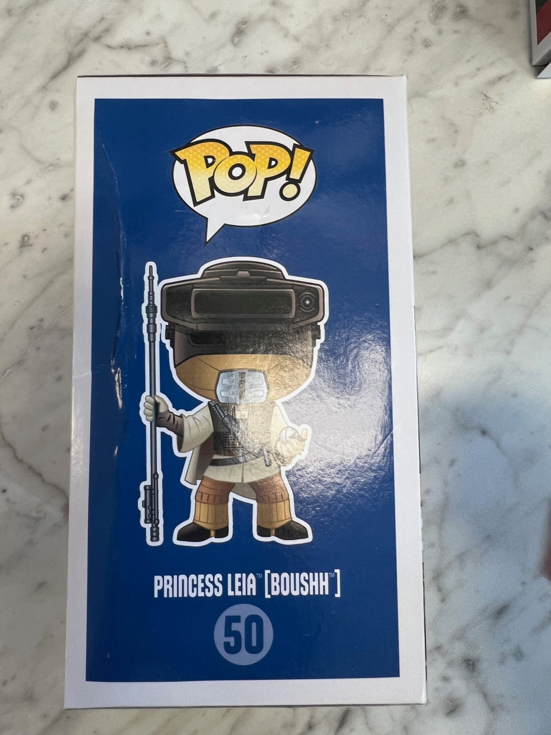 Funko POP! Star Wars Blue Box Princess Leia as Boushh #50 Vinyl Figure FP62324