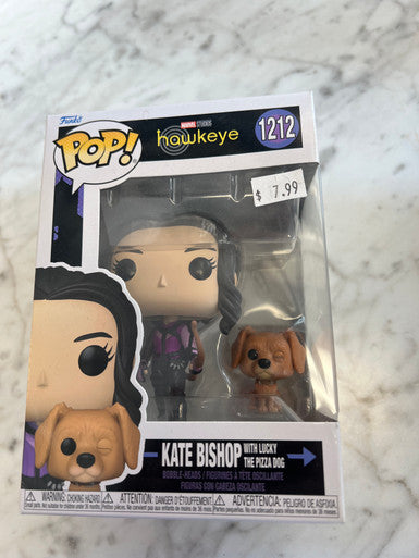 Funko POP! Marvel Studios Hawkeye Vinyl Figure - KATE BISHOP w/ Lucky Dog #1212