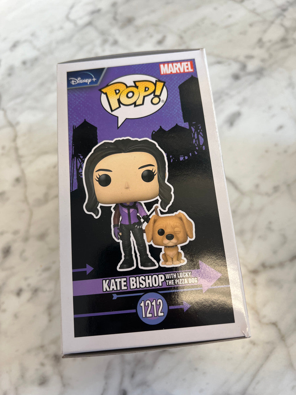 Funko POP! Marvel Studios Hawkeye Vinyl Figure - KATE BISHOP w/ Lucky Dog #1212