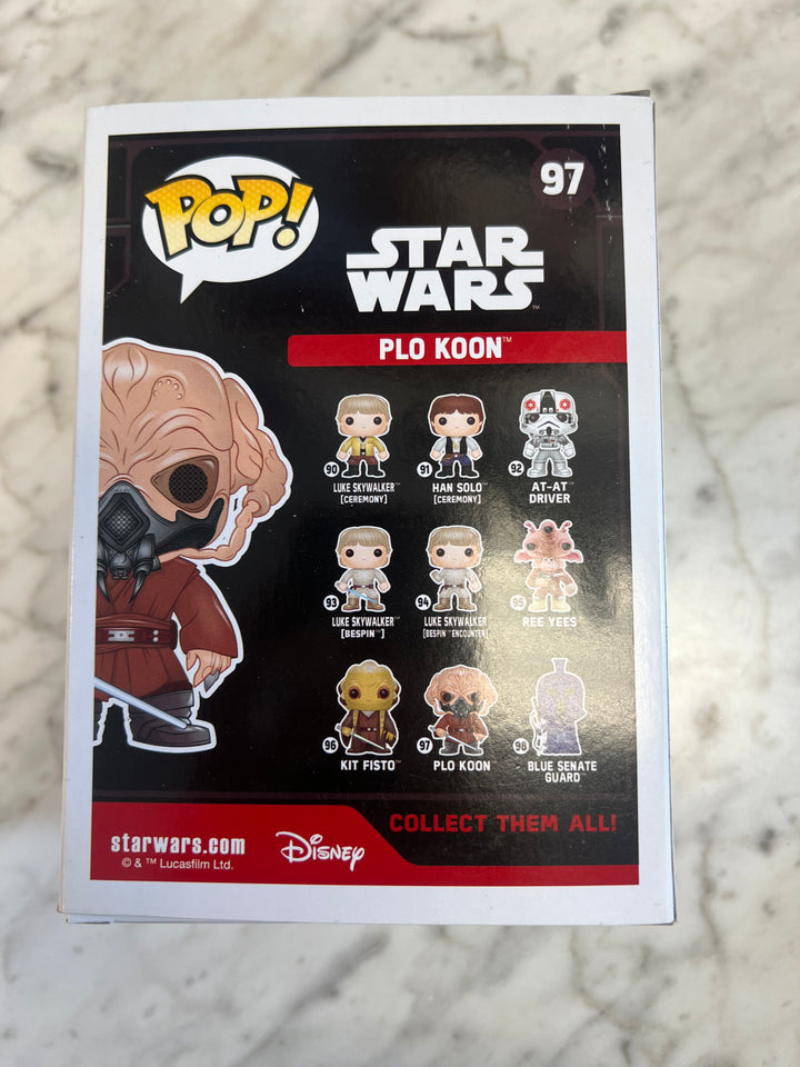 Funko Pop! Star Wars Plo Koon 97 Walgreens LE Collectible Lucas Film Figure Toy FP62324