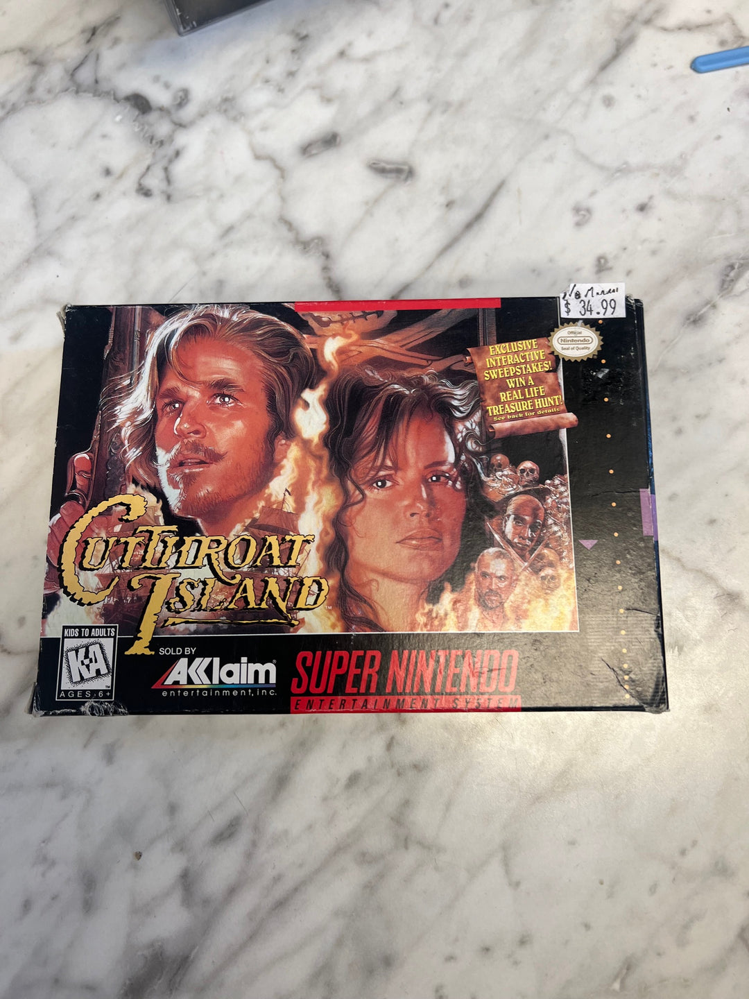 Cutthroat Island - SNES S62525