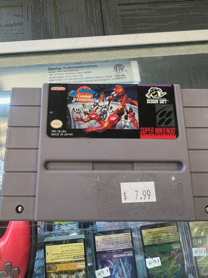 Bill Lambeer’s Combat Basketball - SNES S62525