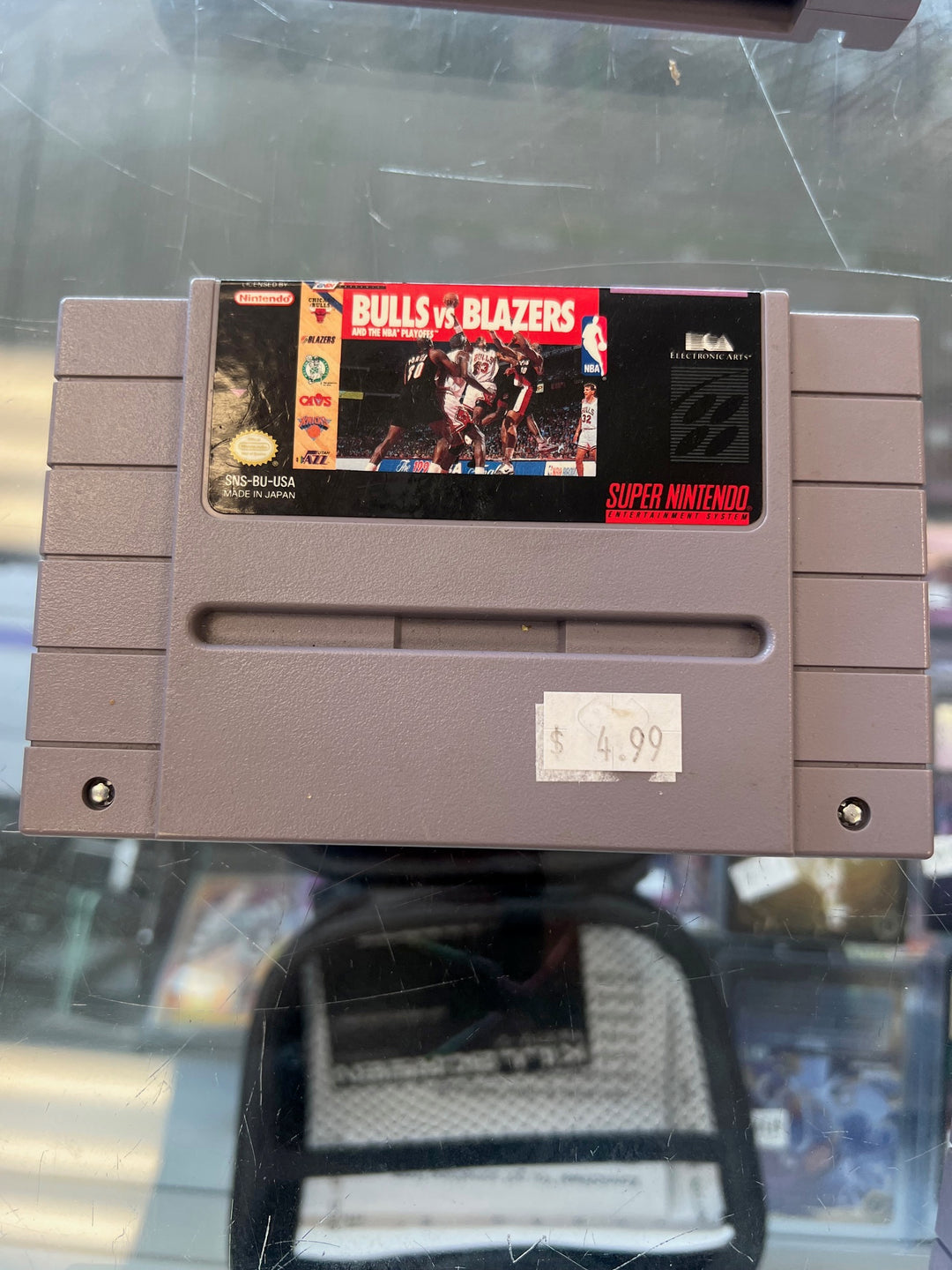 Bulls vs Blazers and the NBA Playoffs - SNES S62525