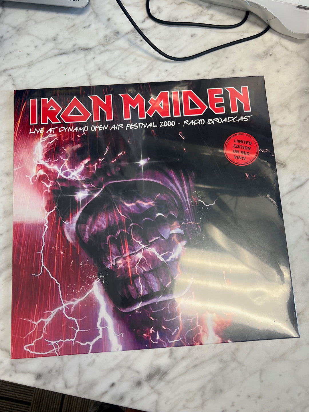 Iron Maiden Live at Dynamo Open Air Festival 2000 Red Vinyl Record VR9924