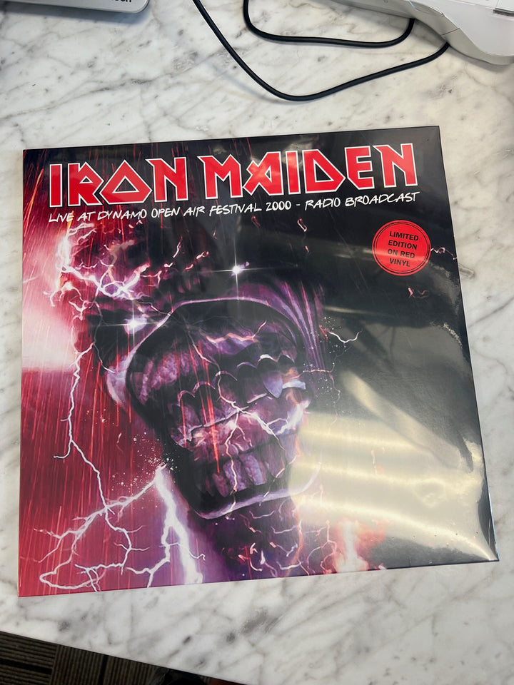 Iron Maiden Live at Dynamo Open Air Festival 2000 Red Vinyl Record VR9924