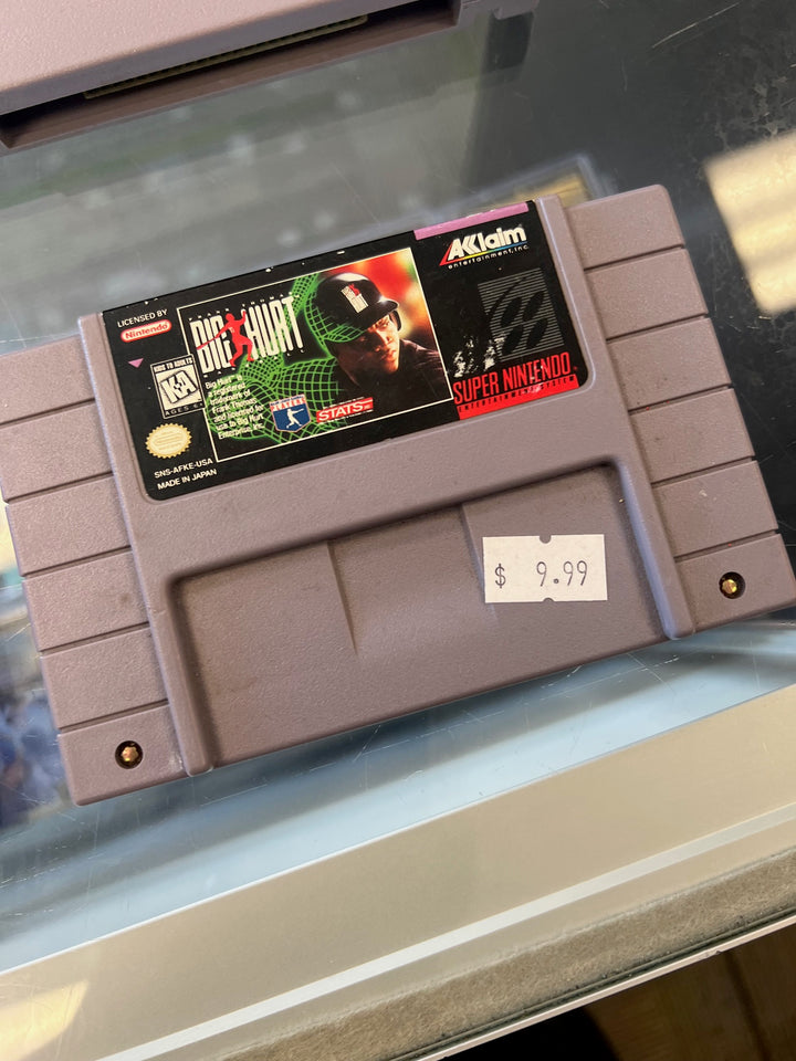 Frank Thomas Big Hurt Baseball - SNES S62525