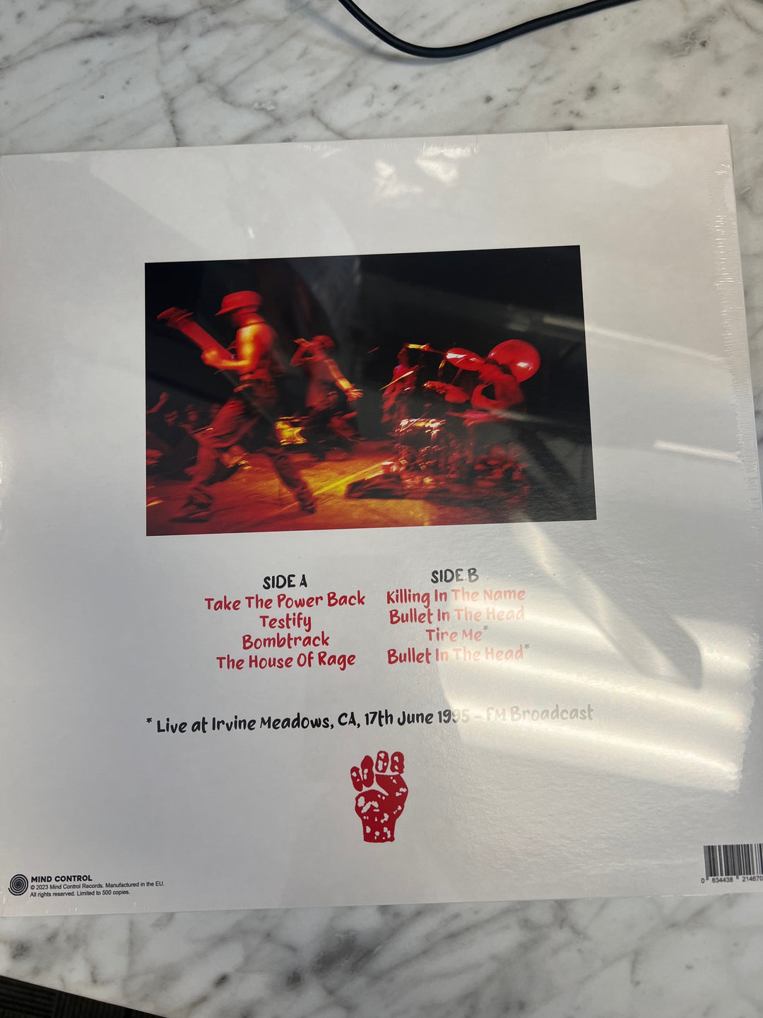 Rage Against the Machine Los Angeles is Burning Live Vinyl Record VR9724