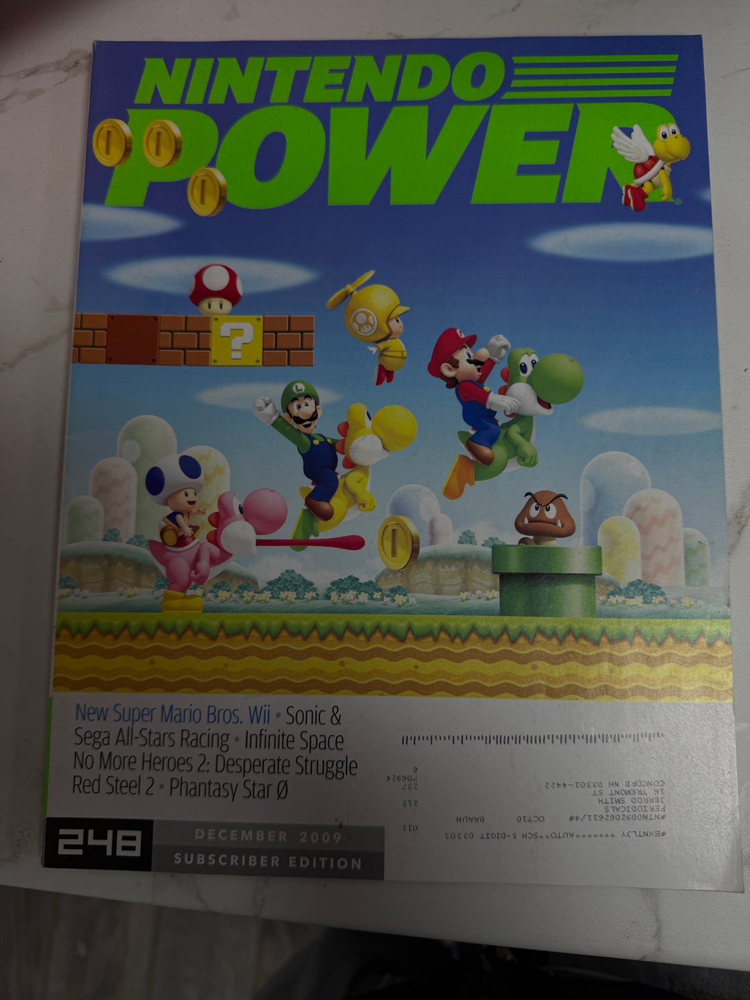 Nintendo Power Issue #248 (New Super Mario Bros Wii. Subscriber Edition) NP102426